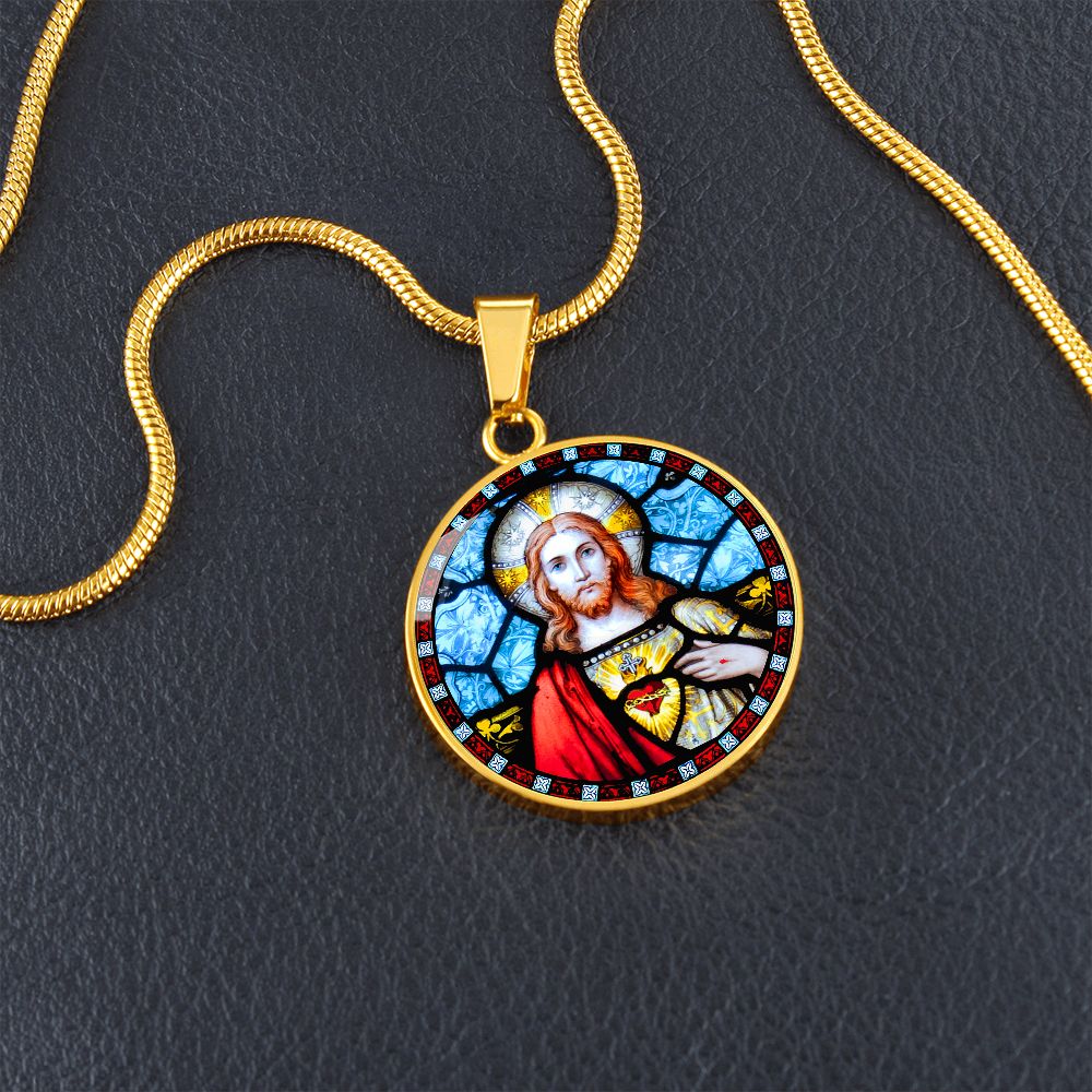 Sacred Heart Of Jesus Pendant gold