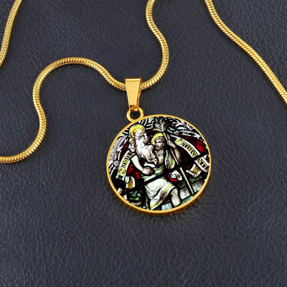 Saint Christopher's Pendant gold