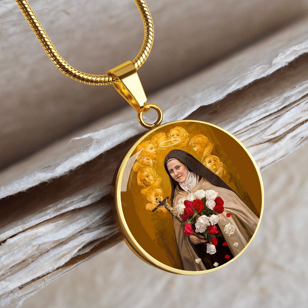 St. Therese of Lisieux Medal gold