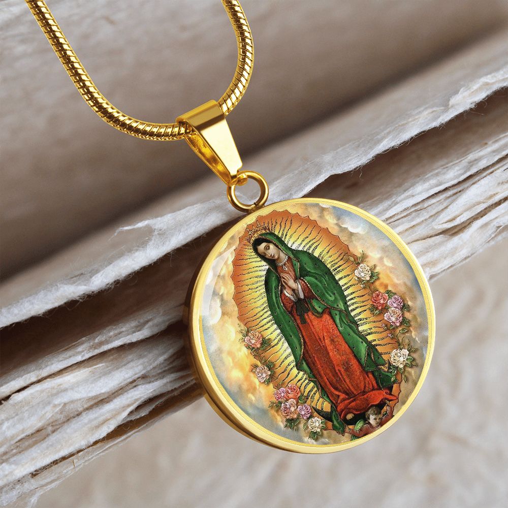 Our Lady of Guadalupe Medal gold