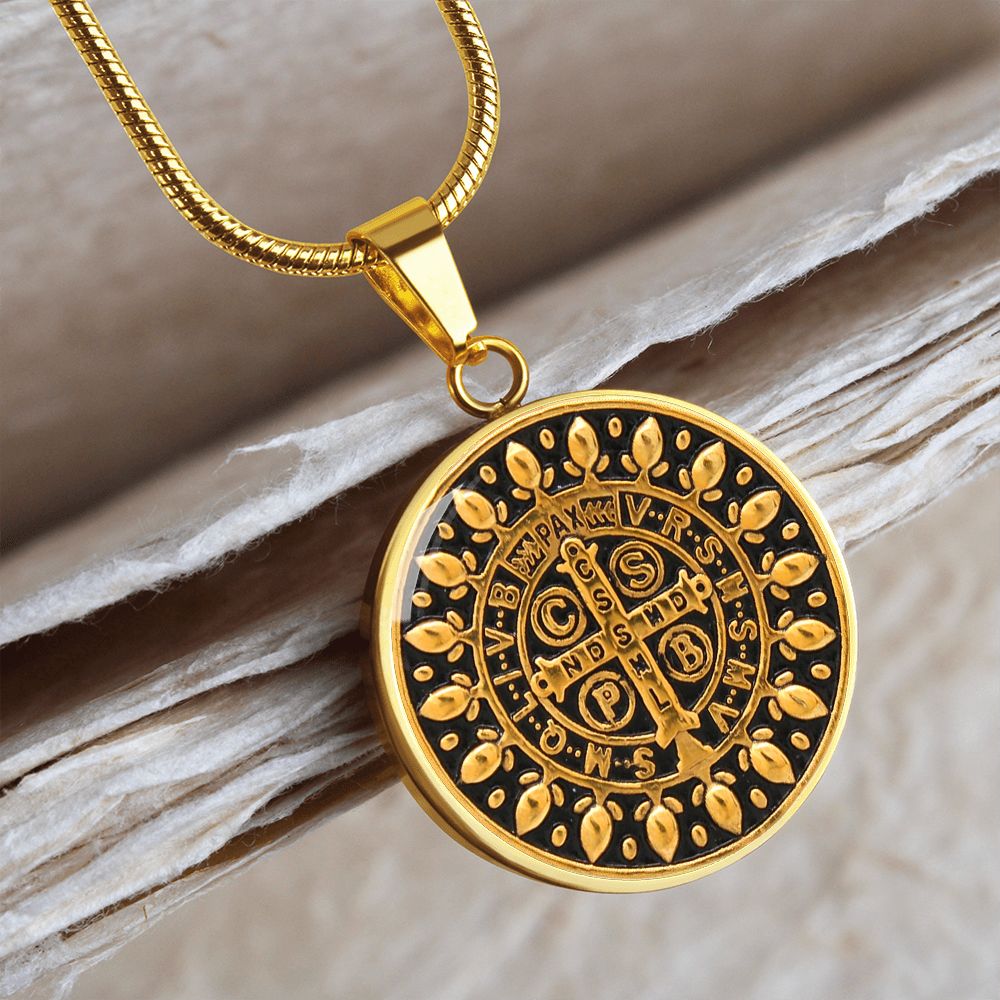 Saint Benedict Cross Decorative gold