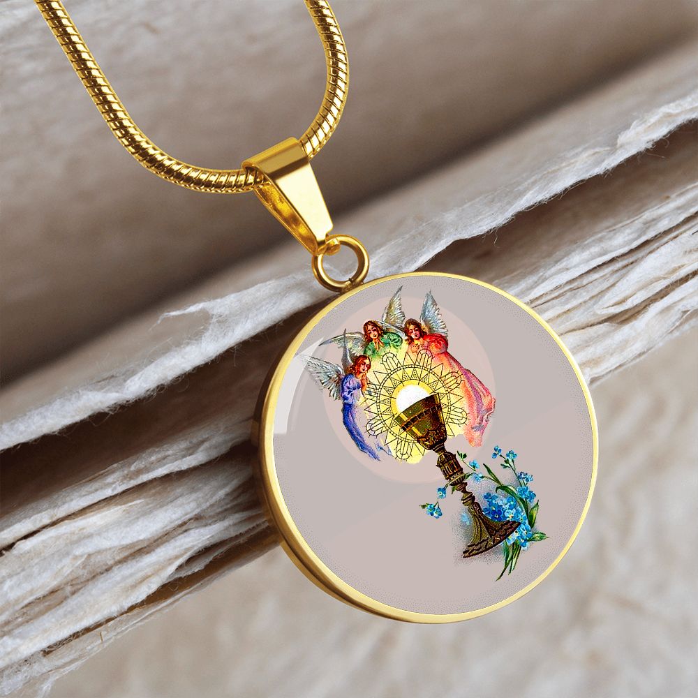 First Holy Communion Medal gold
