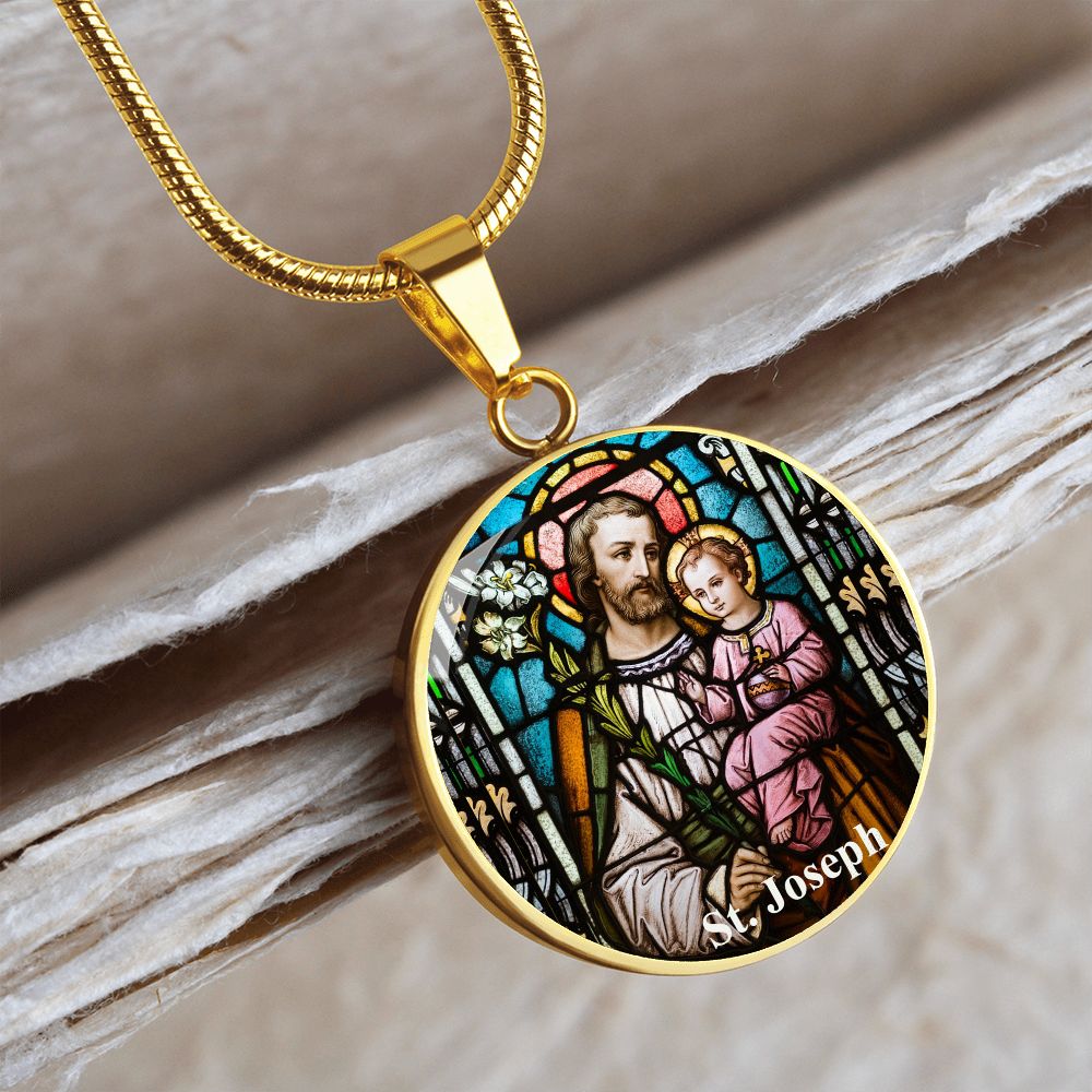 Saint Joseph's Pendant gold
