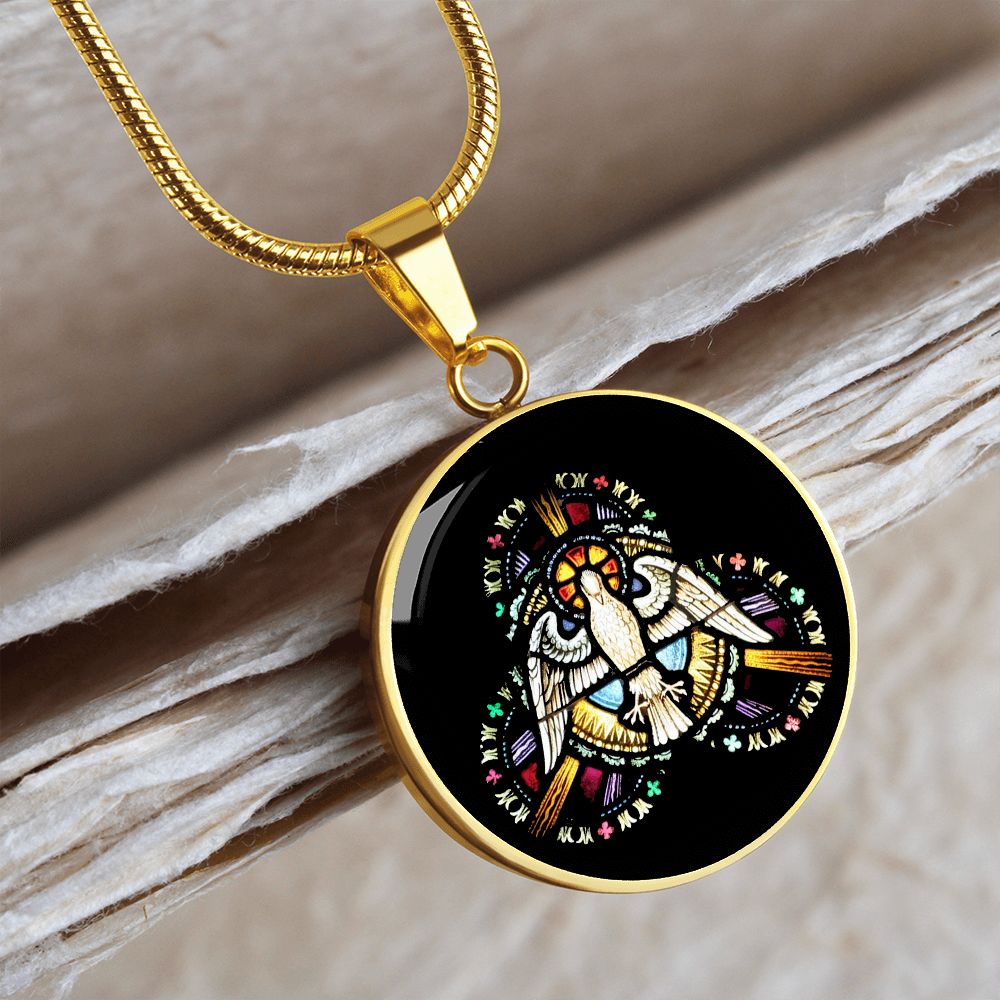 The Holy Spirit Medal gold