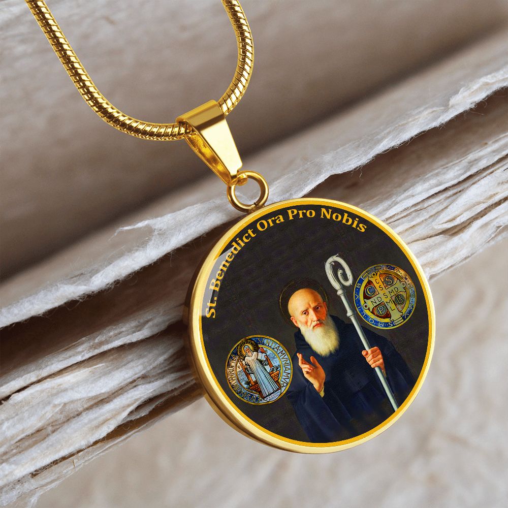 Saint Benedict Medal gold