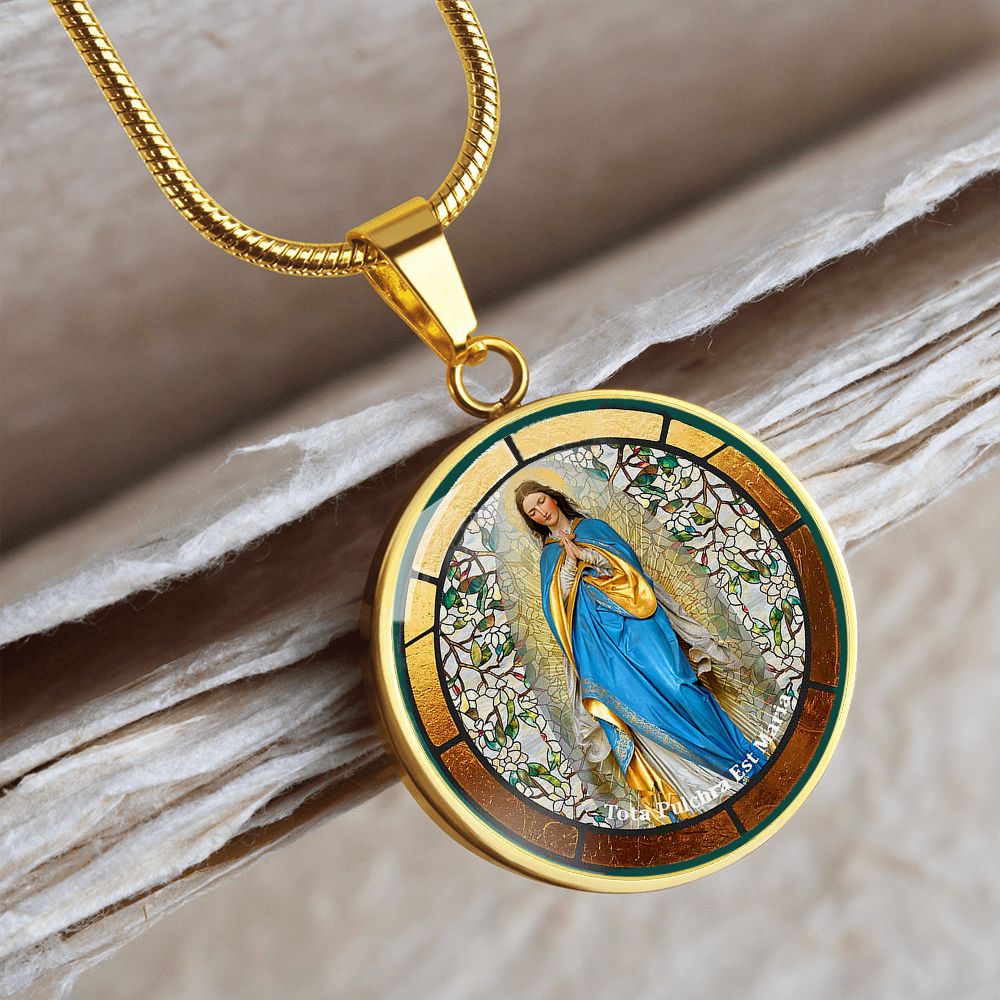 The Blessed Virgin Mary Medal gold