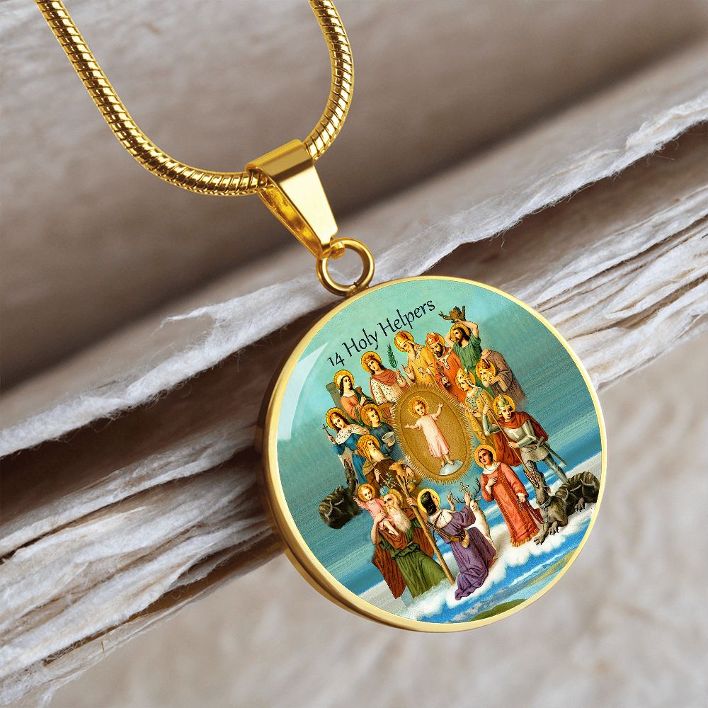 The Fourteen Holy Helpers gold