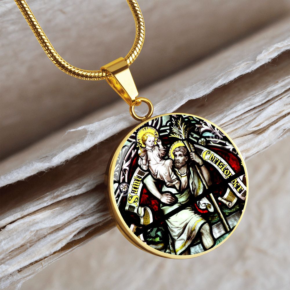 Saint Christopher's Pendant gold