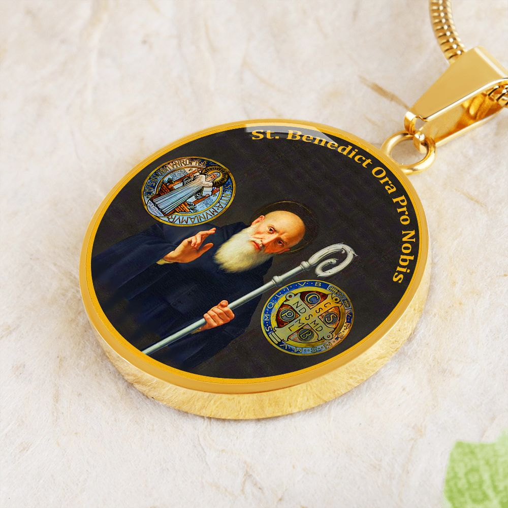 Saint Benedict Medal gold