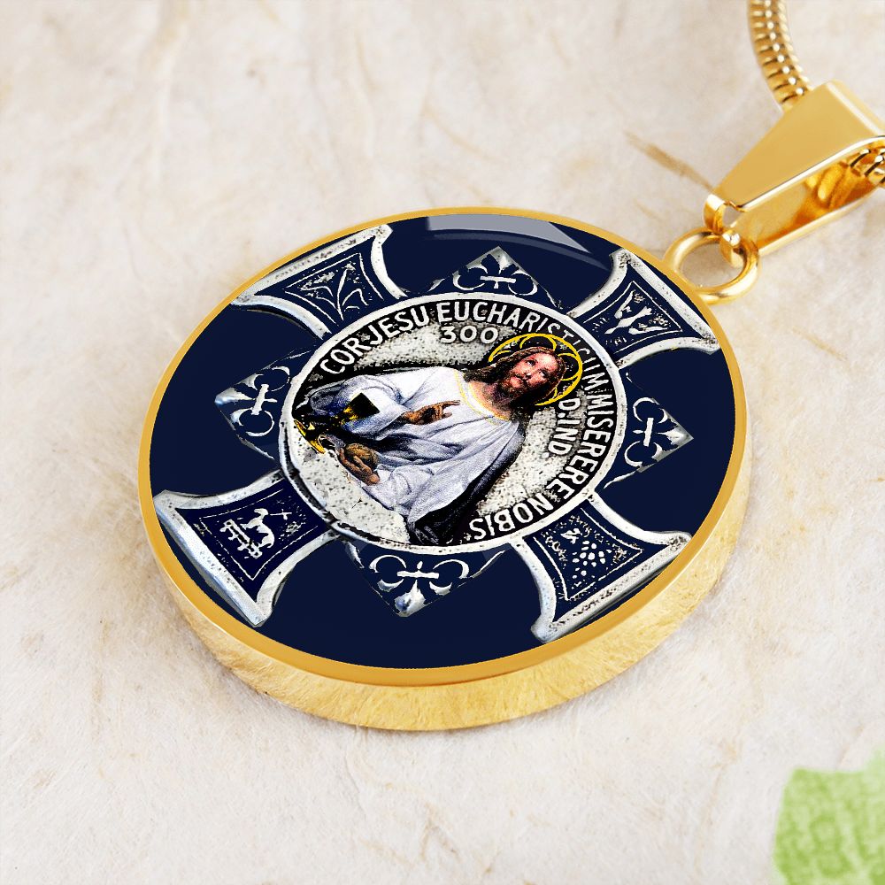 The Holy Eucharist Medal Vintage gold