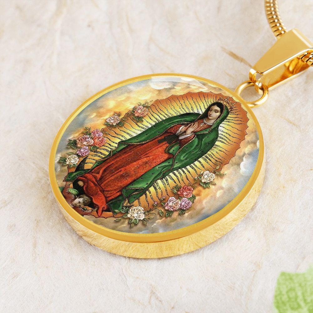 Our Lady of Guadalupe Medal gold