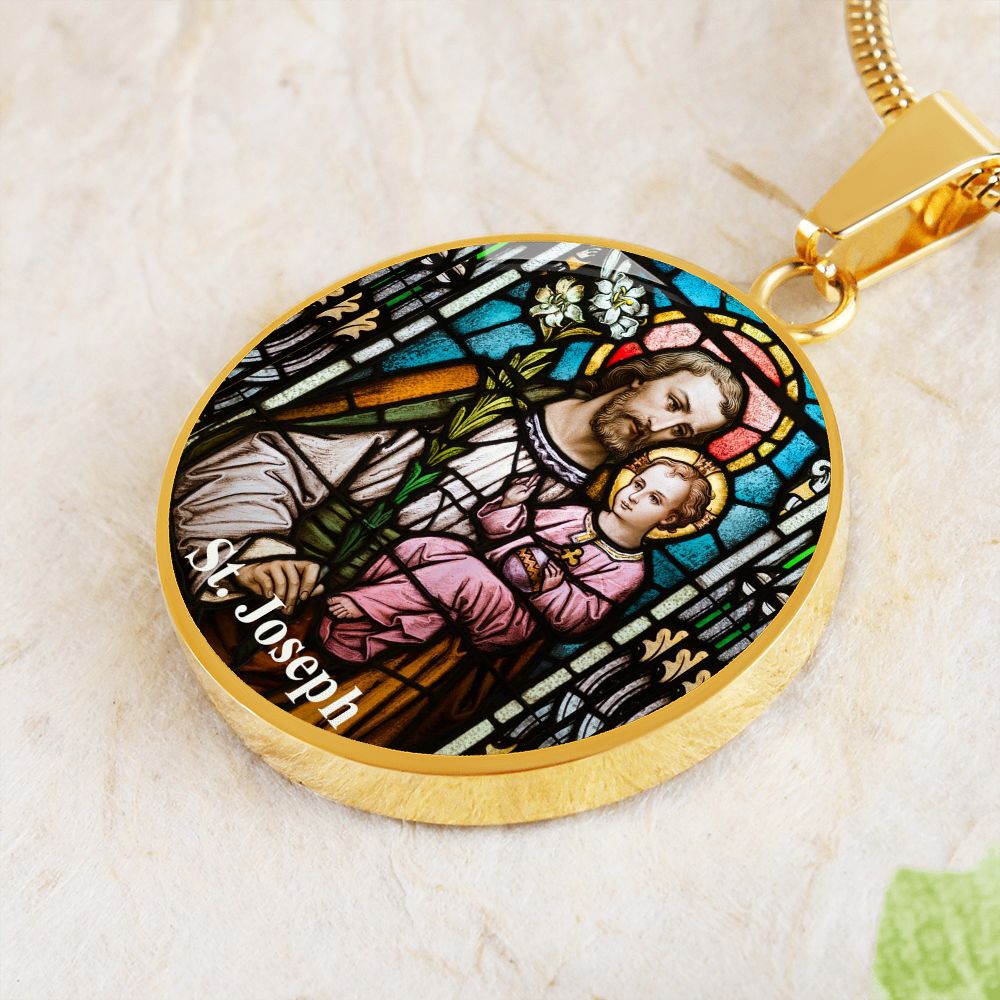 Saint Joseph's Pendant gold
