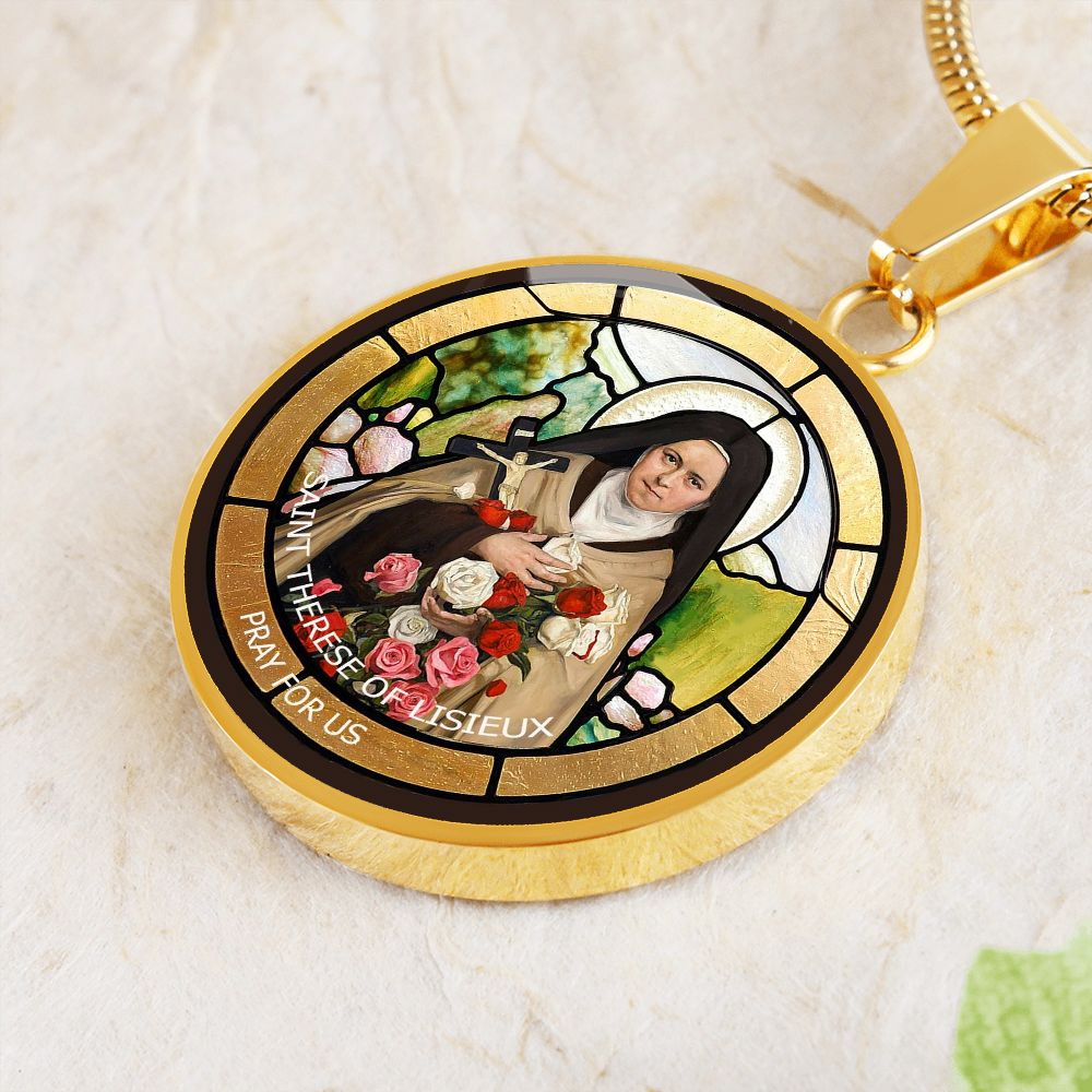 Saint Thérèse of Lisieux Medal gold