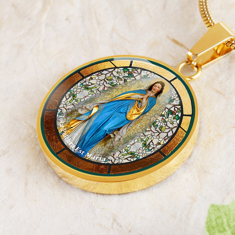 The Blessed Virgin Mary Medal gold