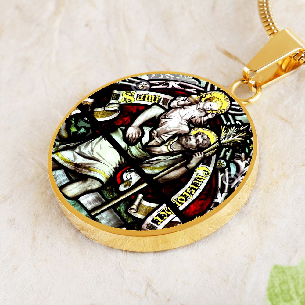 Saint Christopher's Pendant gold