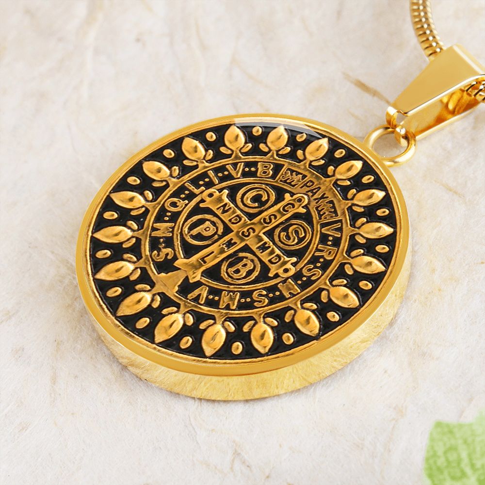 Saint Benedict Cross Decorative gold