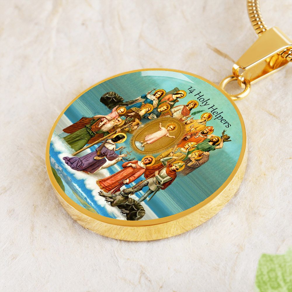 The Fourteen Holy Helpers gold