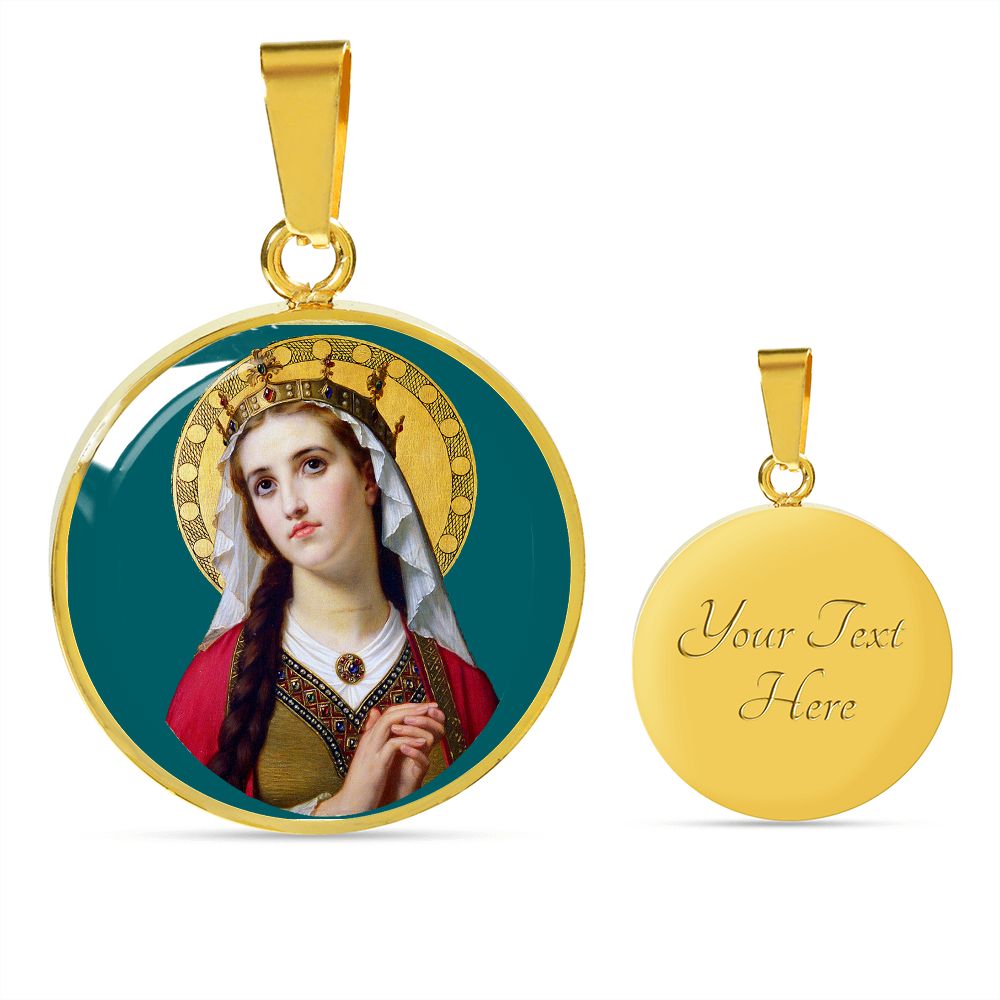 St. Elizabeth of Hungary Medal gold with custom engraving