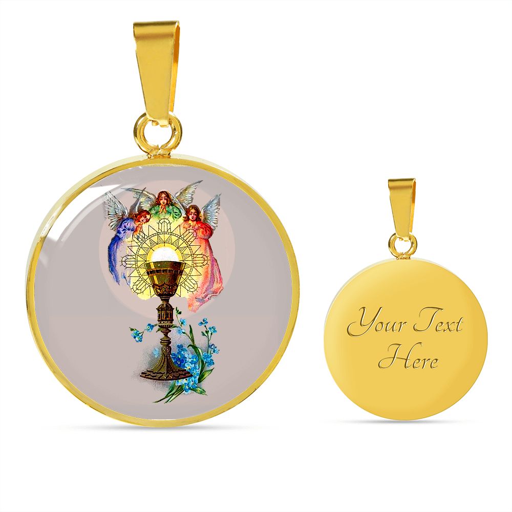 First Holy Communion Medal gold with custom engraving