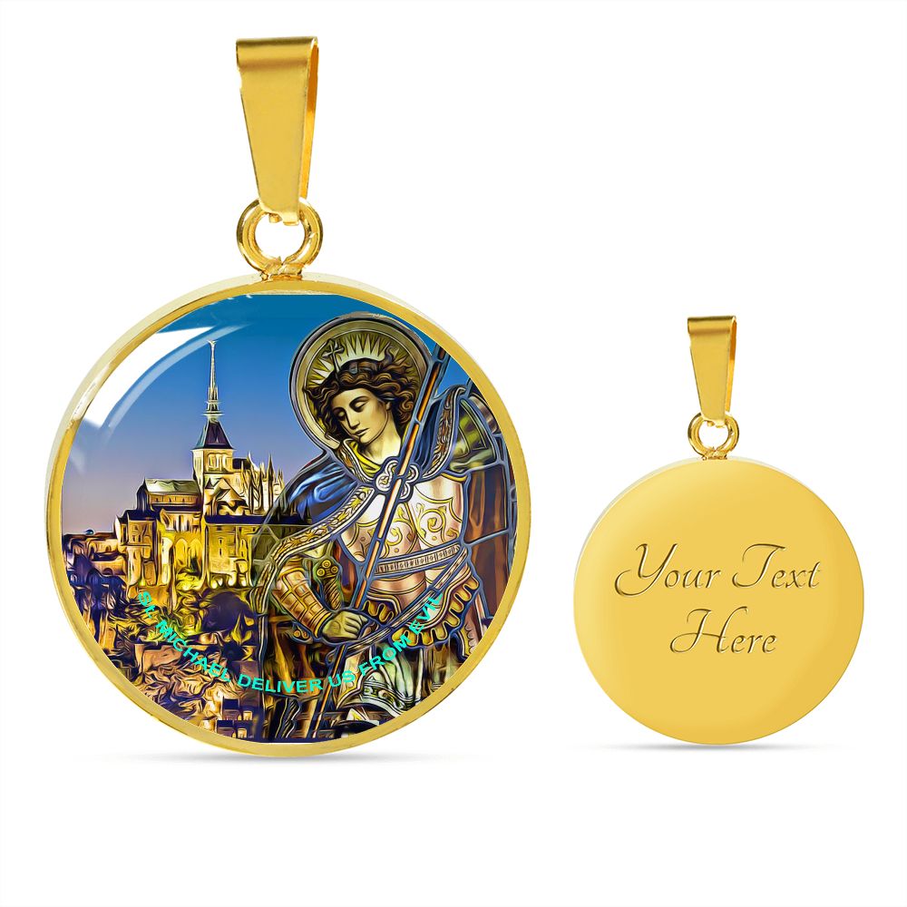 Saint Michael's Pendant with custom engraving