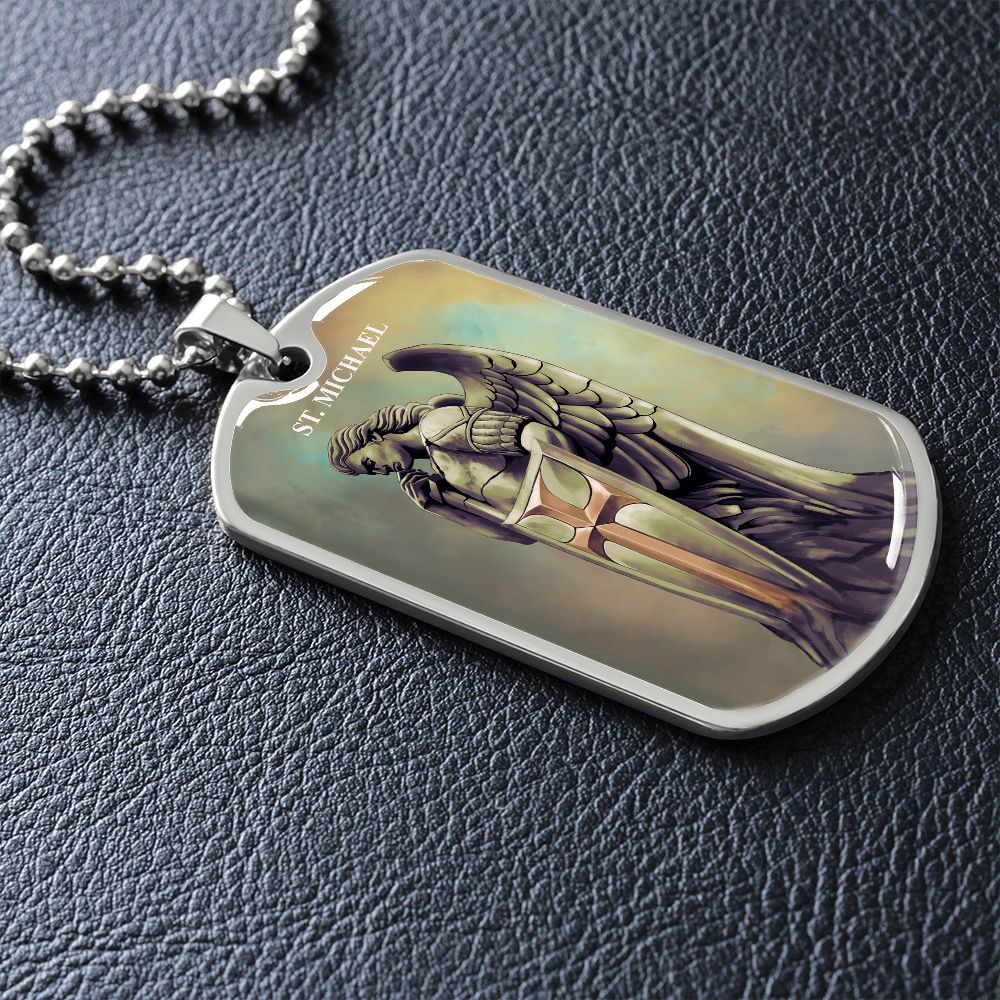 St. Michael Archangel Steel Medal