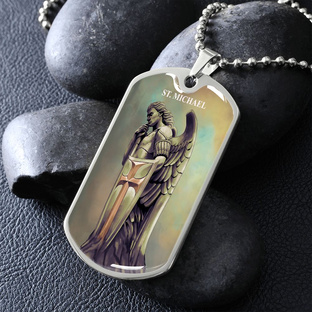 St. Michael Archangel Steel Medal