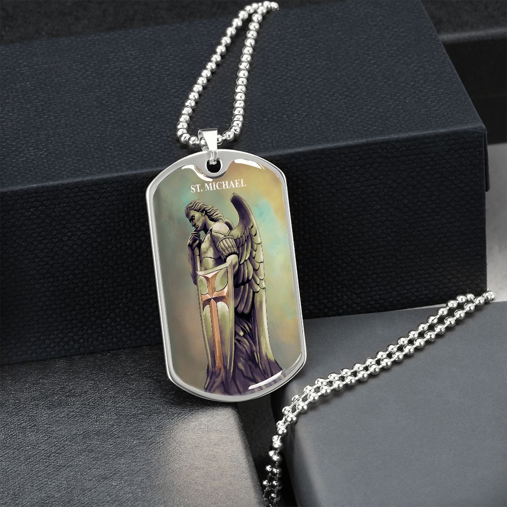St. Michael Archangel Steel Medal