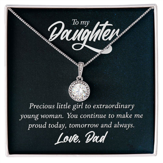 Love Necklace For My Daughter With Love