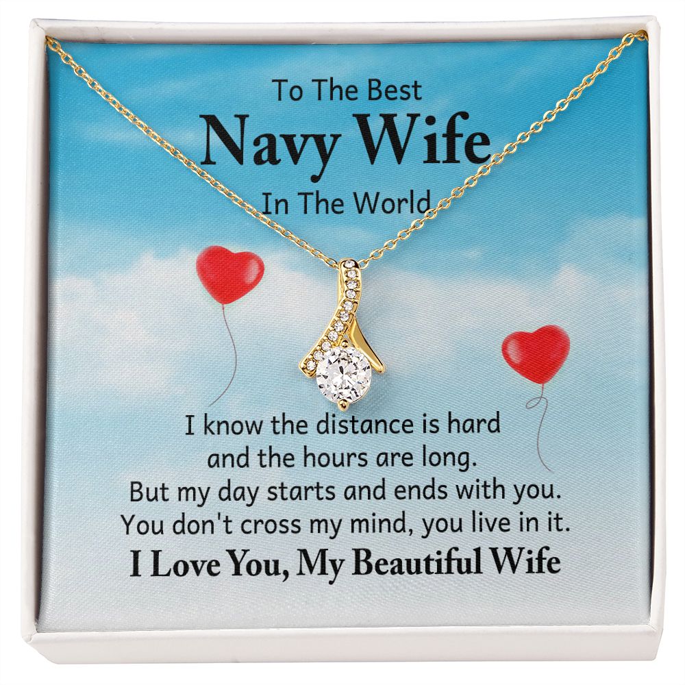 love necklaces for girlfriend, love necklaces for navy wife