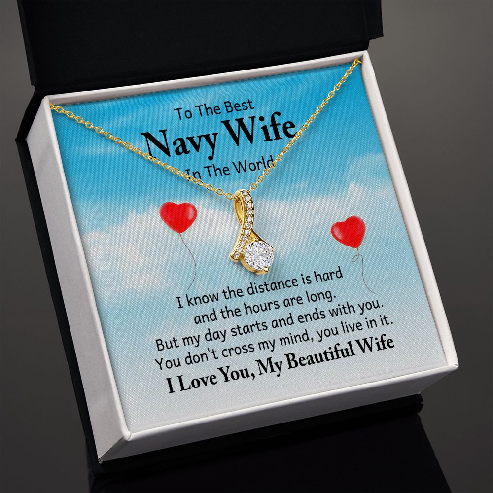 love necklaces for girlfriend, love necklaces for navy wife