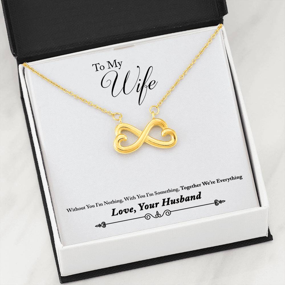 To My Wife 3D Love Pendant Necklaces