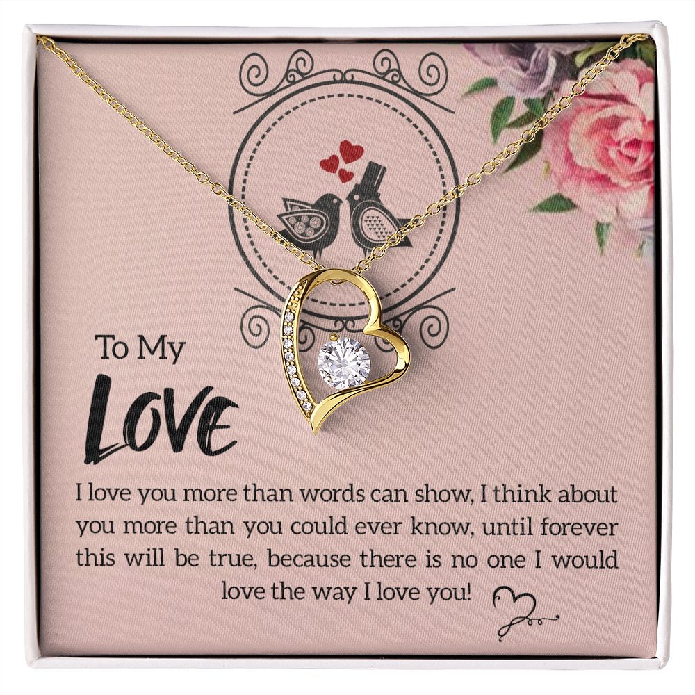 Forever Love Necklace For My Love