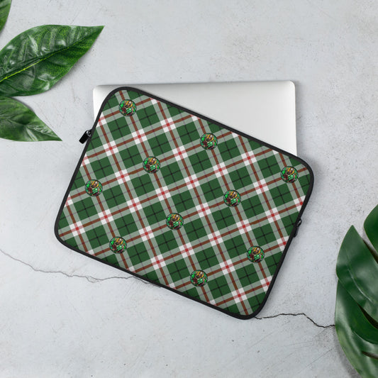 St. Patrick's Tartan pattern Laptop Sleeve