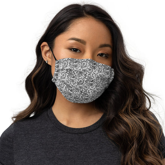 Floral Print Reusable Face mask with filter pocket