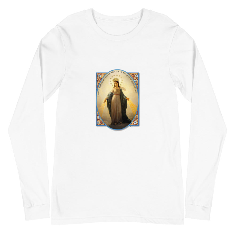 Lady of the Miraculous Medal Unisex Long Sleeve Tee