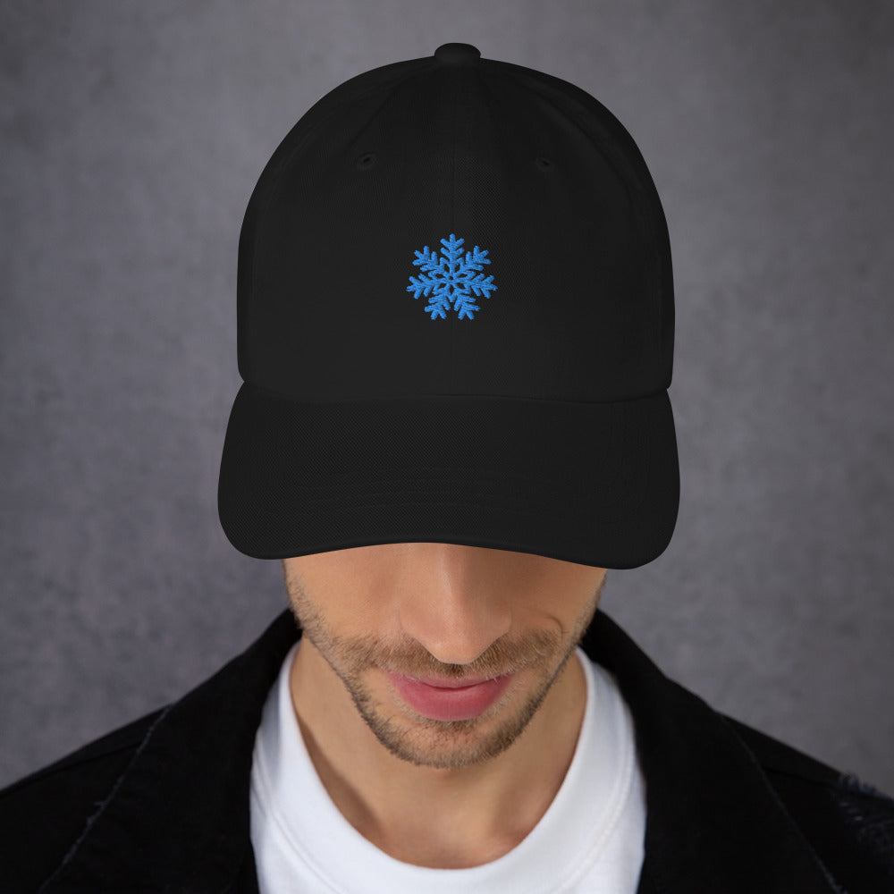 Snowflake embroidered caps