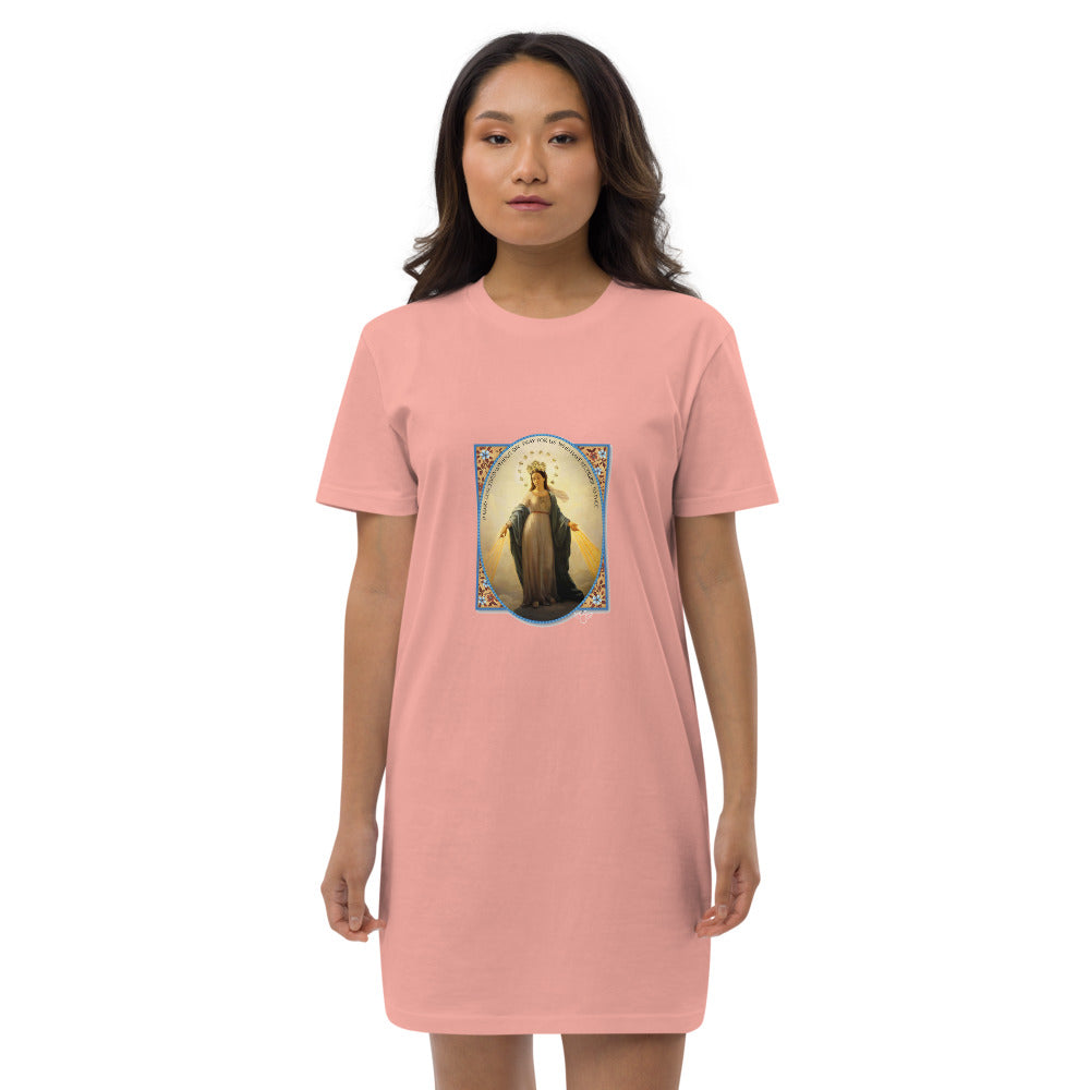 Lady of the Miraculous Medal Organic cotton t-shirt dress