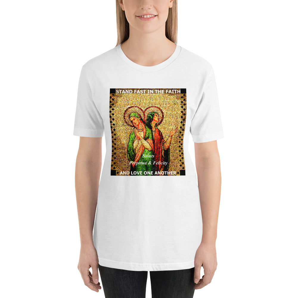 Sts Perpetua and Felicity Short-Sleeve Unisex T-Shirt (CT)