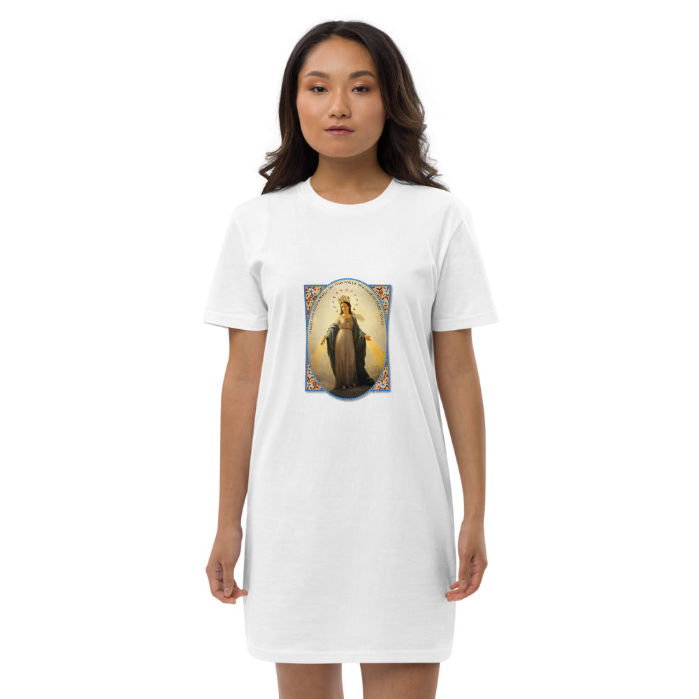 Lady of the Miraculous Medal Organic cotton t-shirt dress