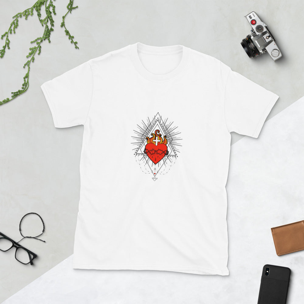 Sacred Heart Jesus Short-Sleeve Unisex T-Shirt 