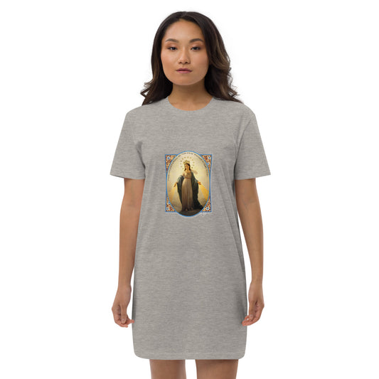 Lady of the Miraculous Medal Organic cotton t-shirt dress