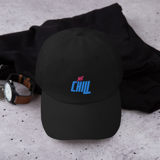 Just Chill Embroidered Cap Dad Hat