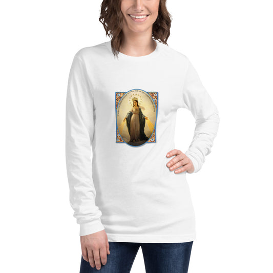 Lady of the Miraculous Medal Unisex Long Sleeve Tee