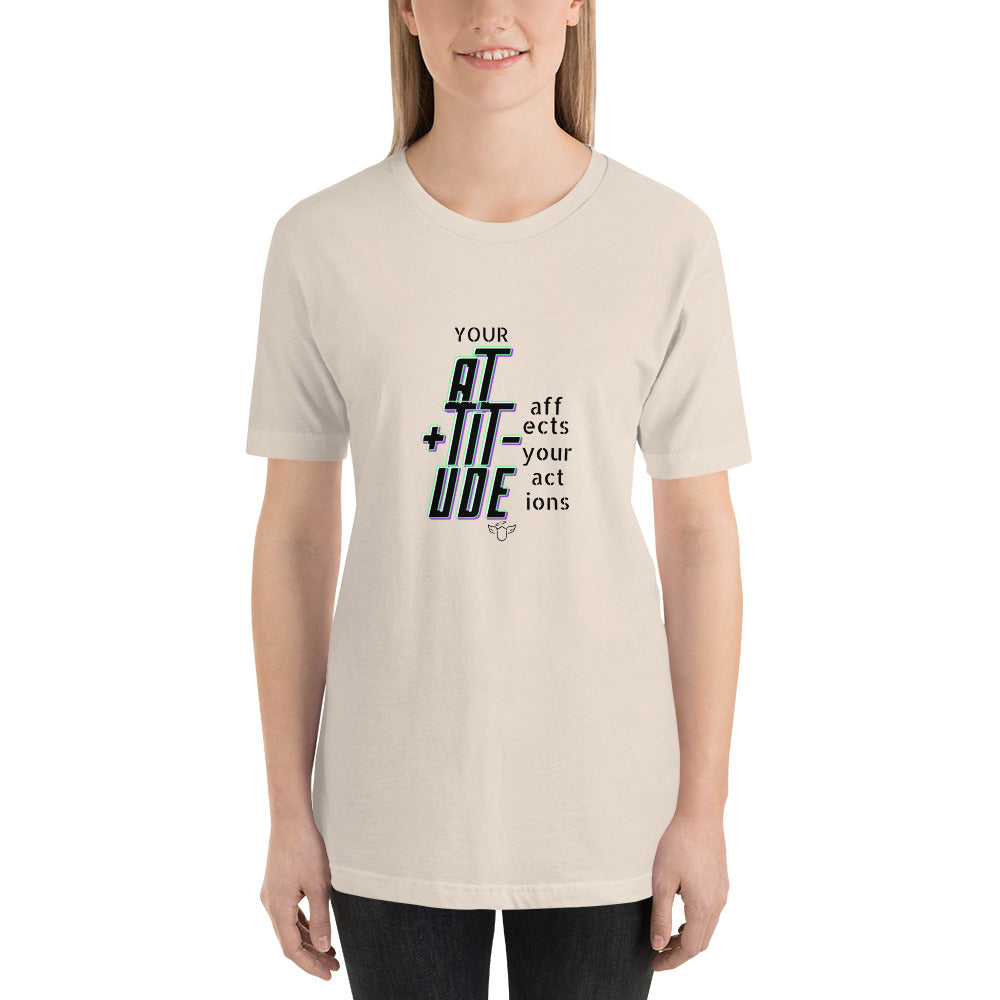 t-shirt with quote on attitude