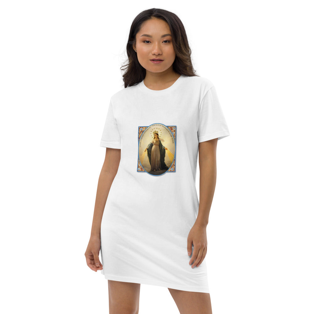 Lady of the Miraculous Medal Organic cotton t-shirt dress