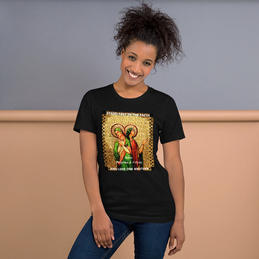 Sts Perpetua and Felicity Short-Sleeve Unisex T-Shirt (CT)