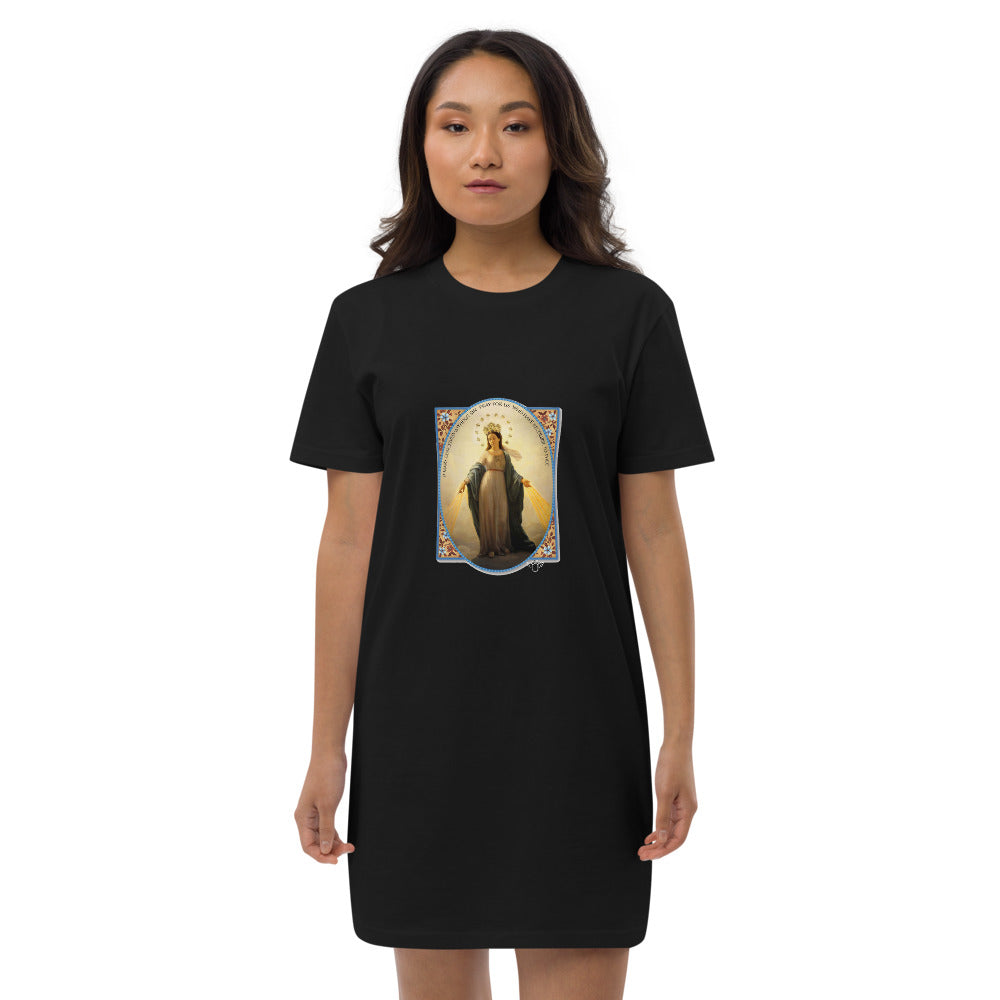 Lady of the Miraculous Medal Organic cotton t-shirt dress