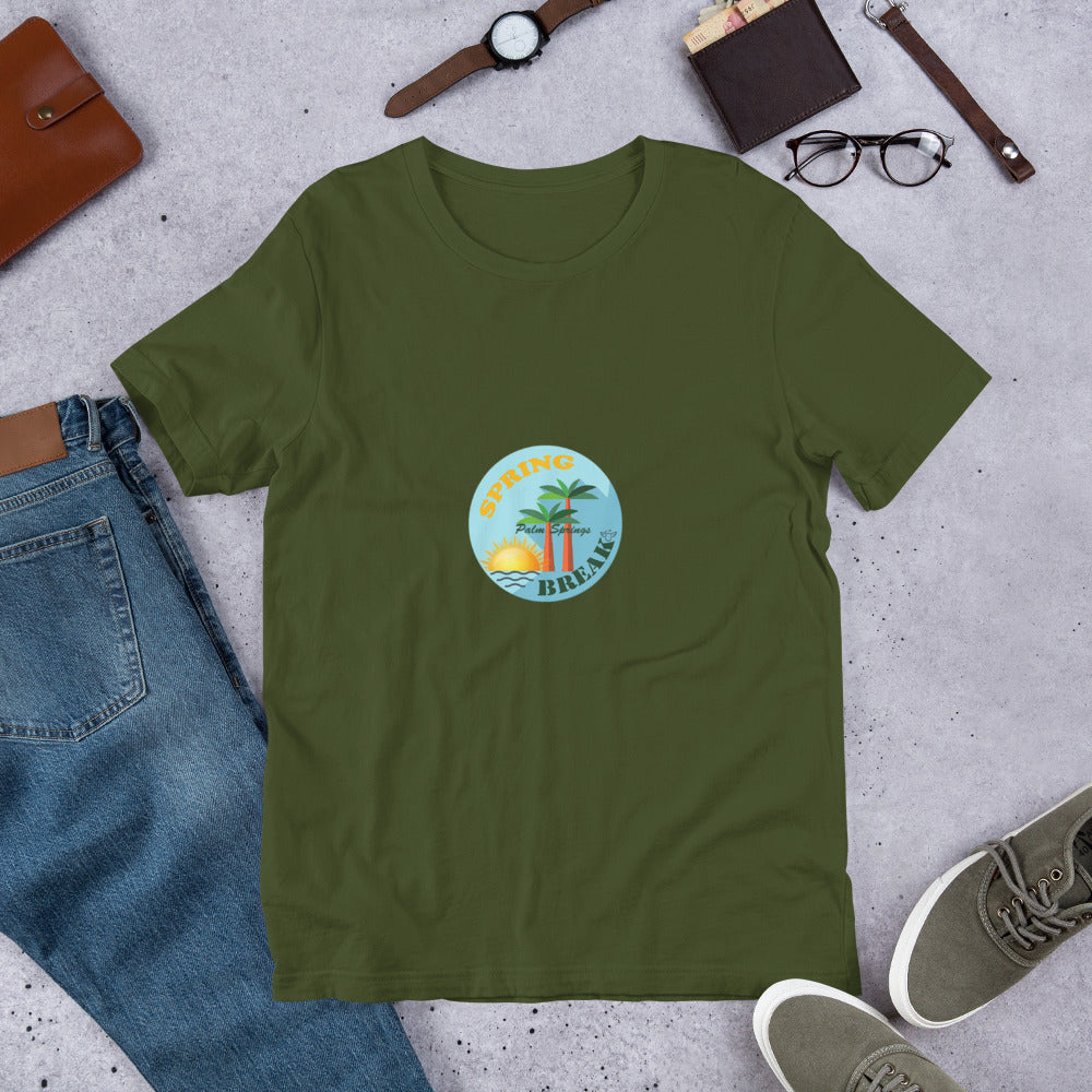 SPRING BREAK t shirt, Spring Break Palm Springs Unisex T-Shirt