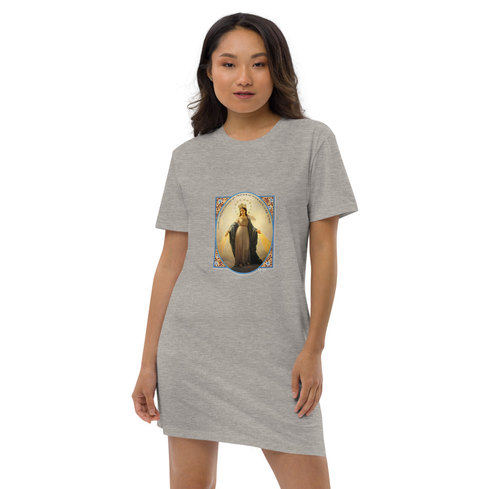 Lady of the Miraculous Medal Organic cotton t-shirt dress