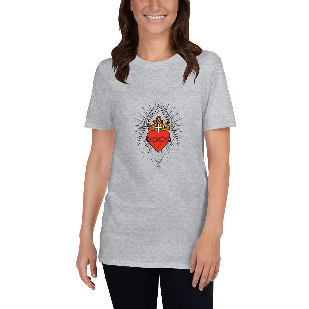 Sacred Heart Jesus Short-Sleeve Unisex T-Shirt 